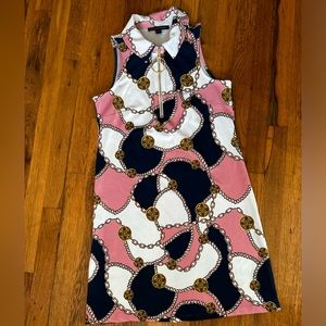 Boston Proper Zipper Sleeveless Dress